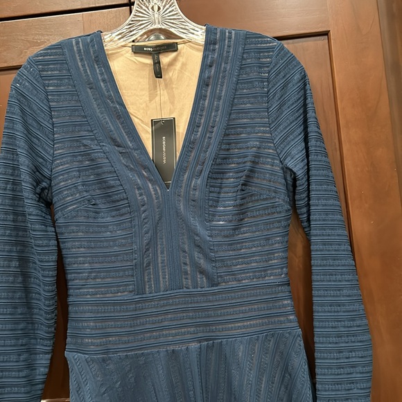 Ladies BCBG MAXAZRIA Midnight Blue Dress - Picture 2 of 12